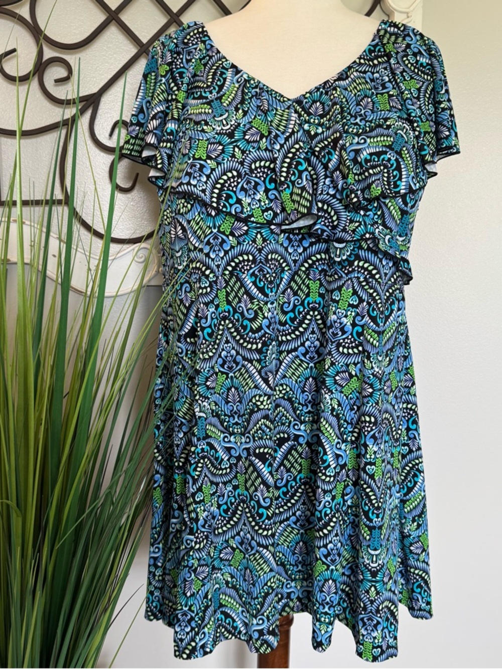 FIT4U Size 24W Gorgeous One Piece Swimsuit Swimdress